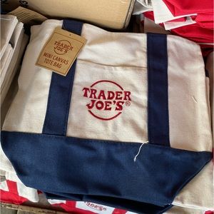 Trader Joe’s mini tote bag- NAVY